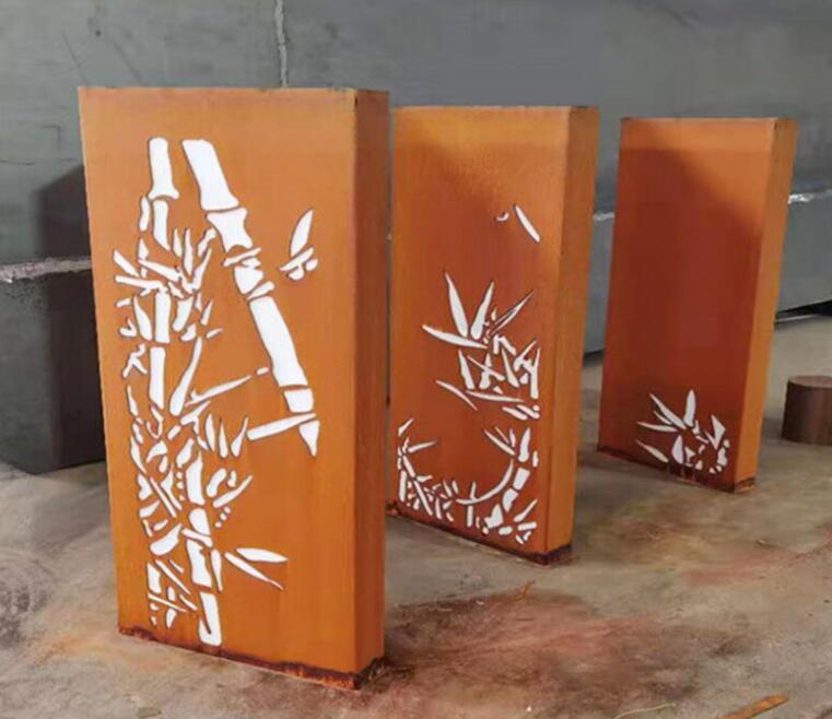 天涯锈钢板灯箱