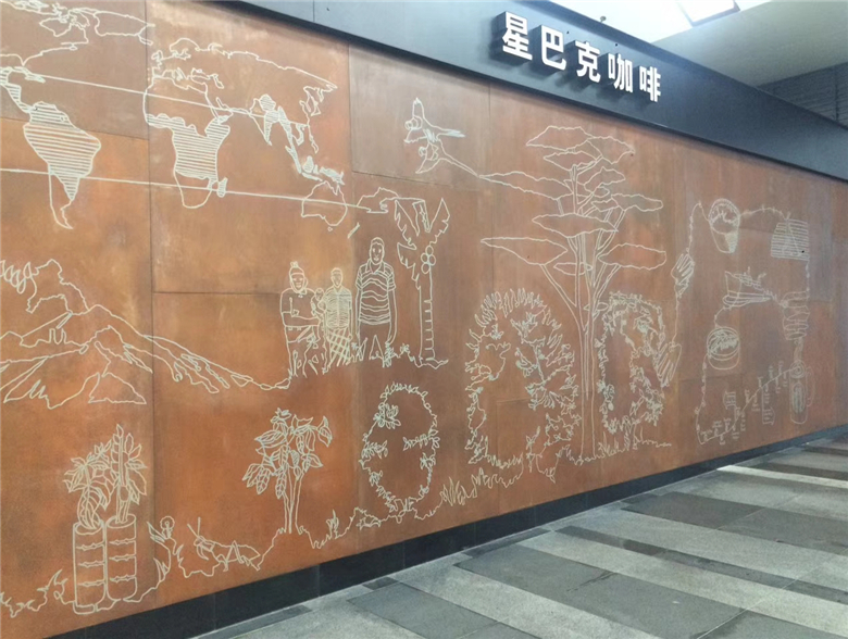 天涯耐候钢幕墙