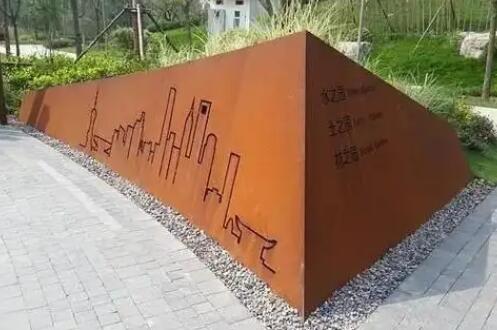 天涯耐候钢挡土墙